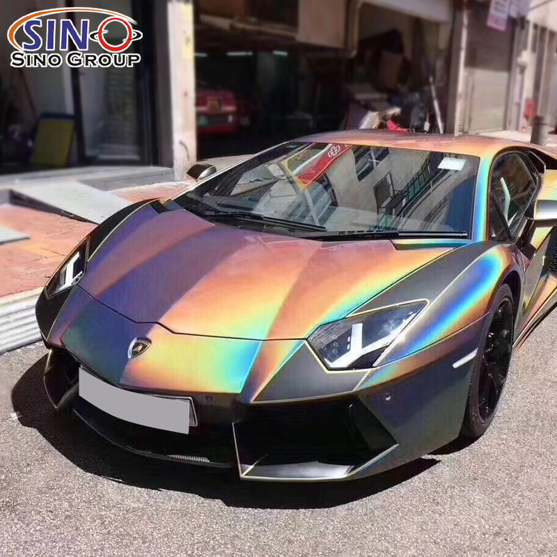 iridescent car wrap