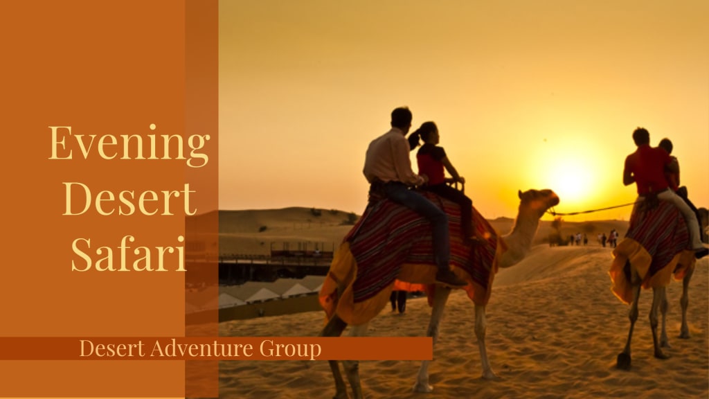 Evening Desert Safari In Dubai