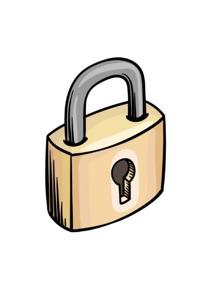 Padlock Drawing