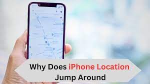 why does iphone location jumps around