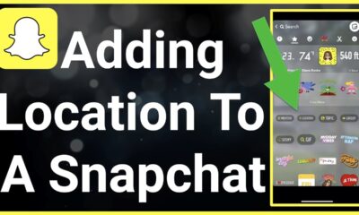 How to add a location on snapchat