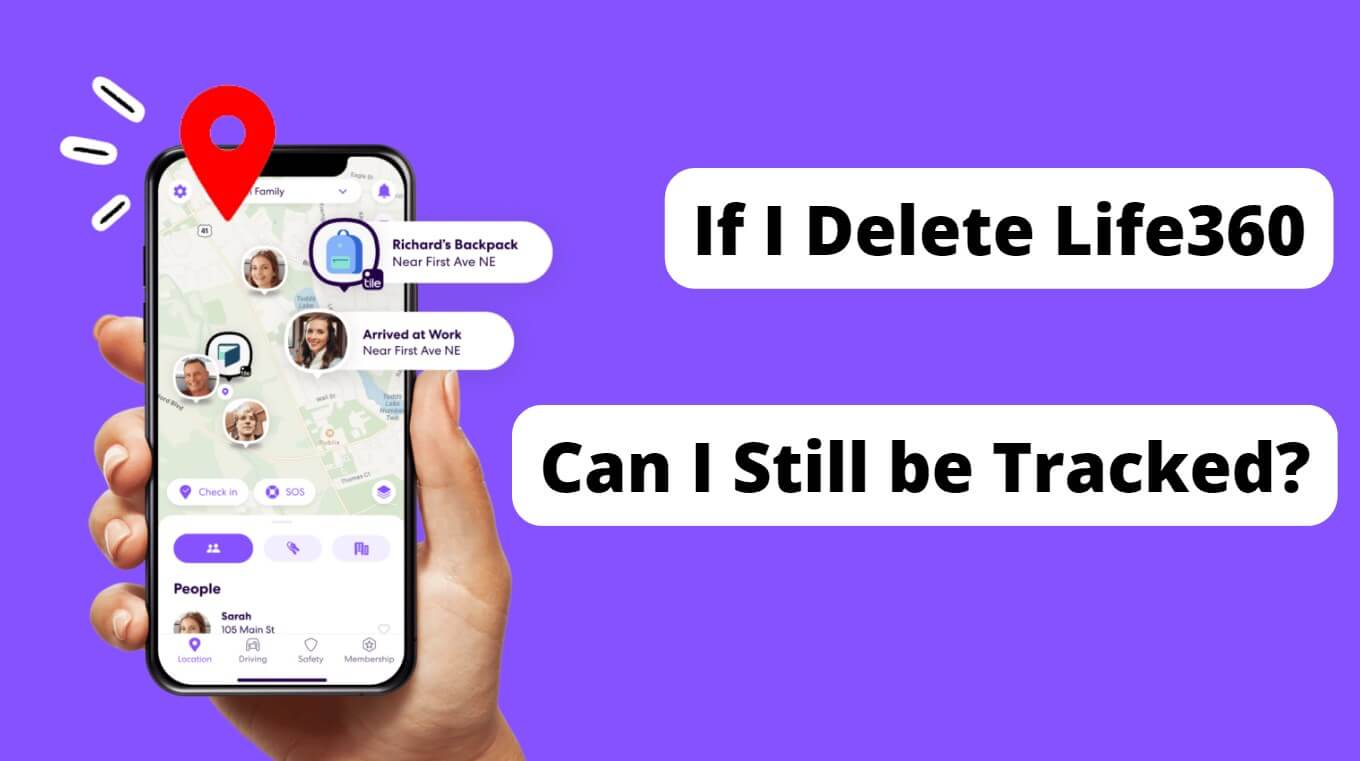 if i delete life360 will it notify the other person