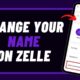 how to change name on zelle