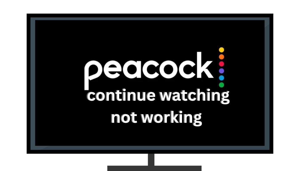 Clear Continue Watching on Peacock