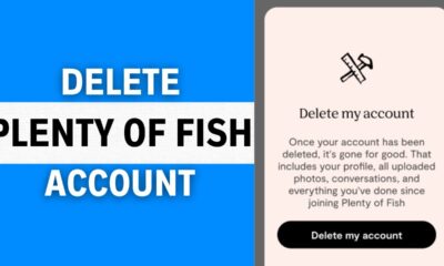 delete plenty of fish account