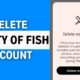 delete plenty of fish account