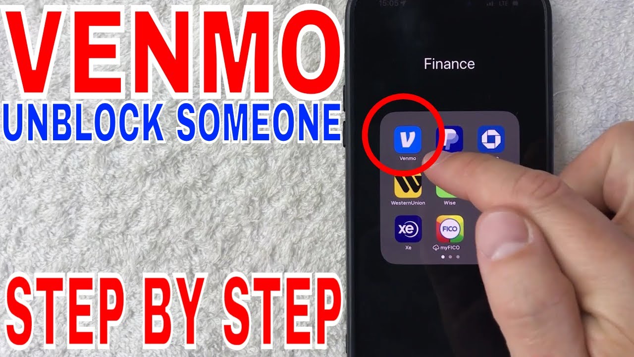 how to unblock someone on venmo