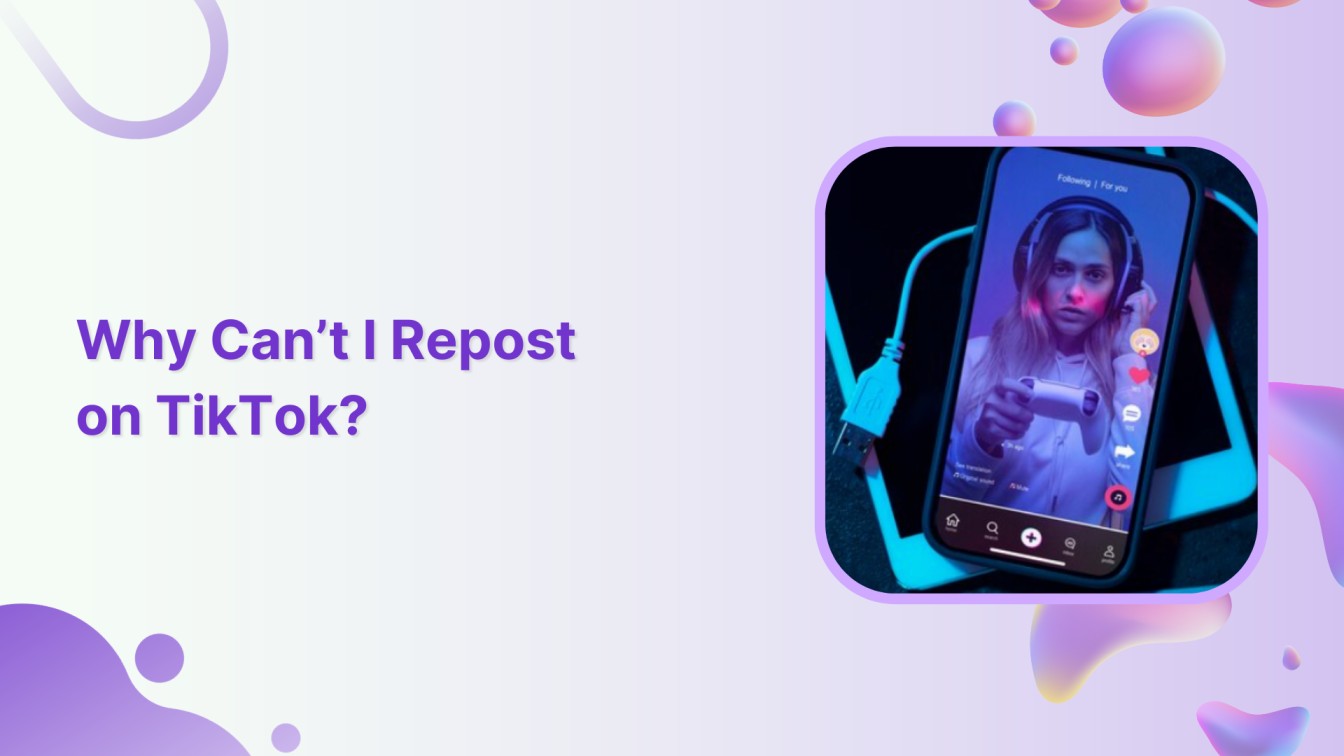 why can't i repost on tiktok